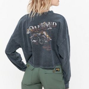 Cropped Long Sleeve Tee